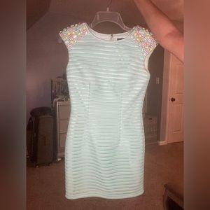 Mac Duggal Mint Green Cocktail Dress